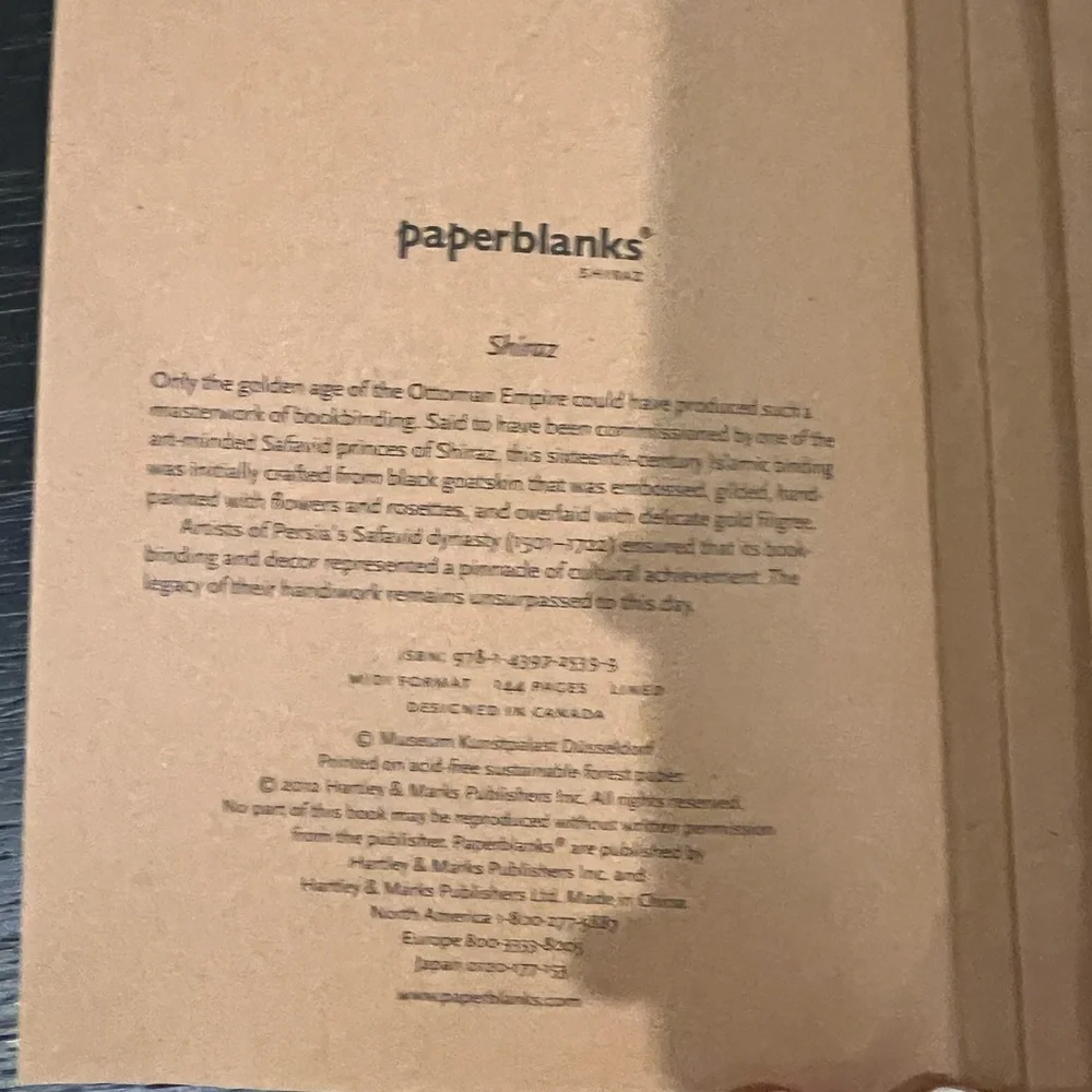 Paperblanks Shiraz Lined Hardcover Journal Notebook